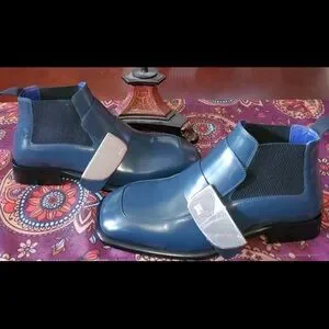 Burberry | Shoes | Burberry Blue Loafers Modern Slipons 